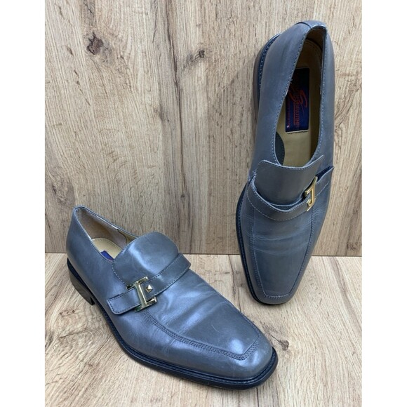 Giorgio Brutini Mens Private Collection Leather Shoes 155288 Buckle Size 11M